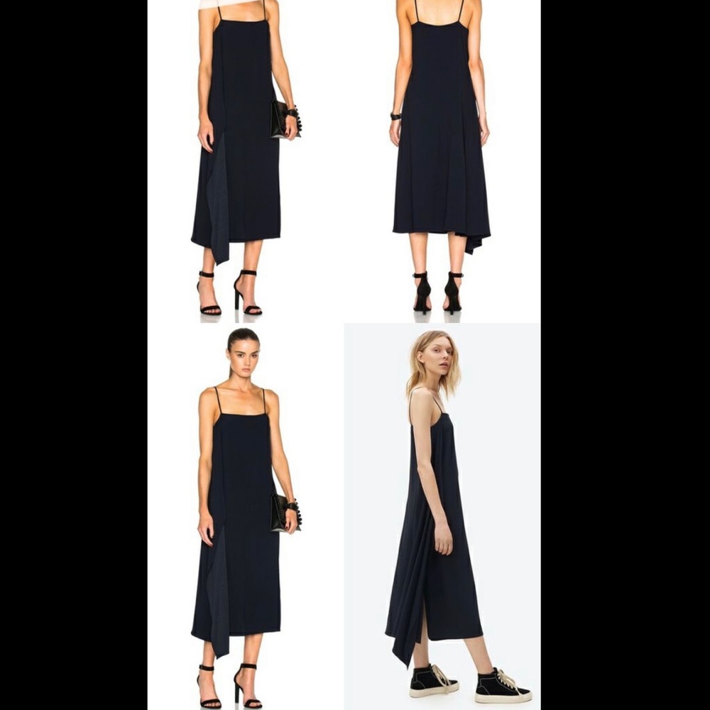 Helmut Lang Side Drape Dress